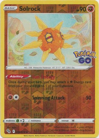 039/078 Solrock RH - Pokemon GO - Volution Cards and Collectables