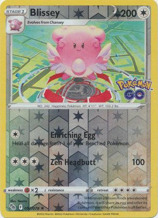 052/078 Blissey RH - Pokemon GO - Volution Cards and Collectables