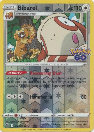 060/078 Bibarel RH - Pokemon GO - Volution Cards and Collectables