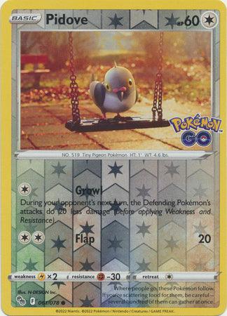 061/078 Pidove RH - Pokemon GO - Volution Cards and Collectables