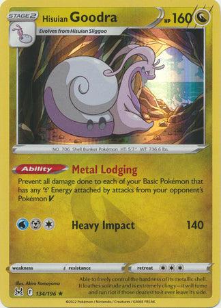 134/196 Hisuian Goodra - Lost Origin - Volution Cards and Collectables