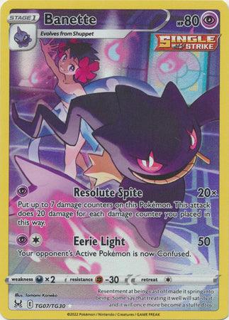 TG07/TG30 Banette - Lost Origin - Volution Cards and Collectables