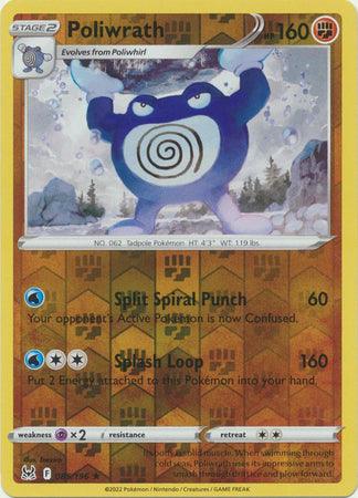 085/196 Poliwrath RH - Lost Origin - Volution Cards and Collectables