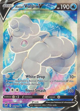 173/195 Alolan Vulpix V - Silver Tempest