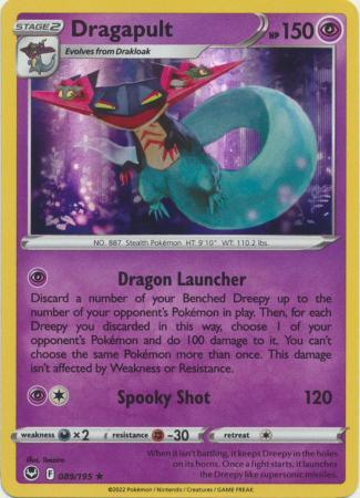 089/195 Dragapult - Silver Tempest - Volution Cards and Collectables