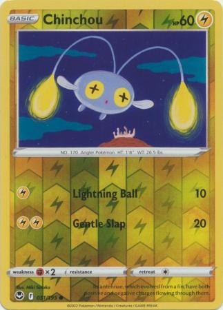 051/195 Chinchou RH - Silver Tempest - Volution Cards and Collectables