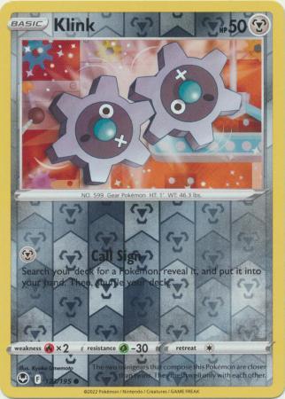 123/195 Klink RH - Silver Tempest - Volution Cards and Collectables