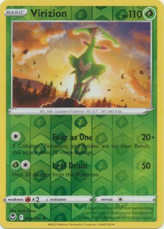 014/195 Virizion RH - Silver Tempest - Volution Cards and Collectables