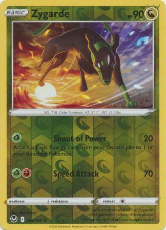 134/195 Zygarde RH - Silver Tempest - Volution Cards and Collectables