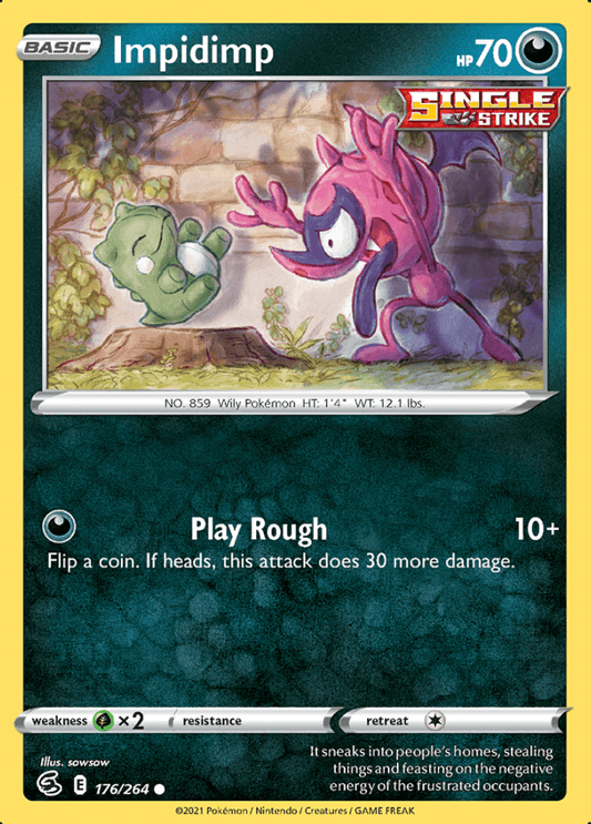 176/264 Impidimp - Fusion Strike - Volution Cards and Collectables