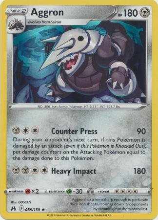 089/159 Aggron - Crown Zenith - Volution Cards and Collectables