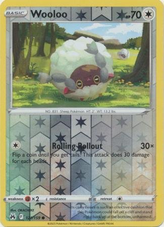 121/159 Wooloo RH - Crown Zenith - Volution Cards and Collectables