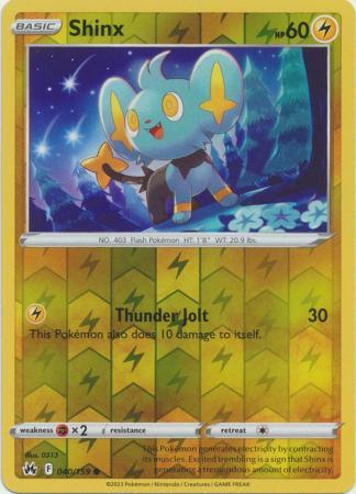 040/159 Shinx RH - Crown Zenith - Volution Cards and Collectables