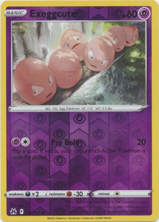 057/159 Exeggcute RH - Crown Zenith