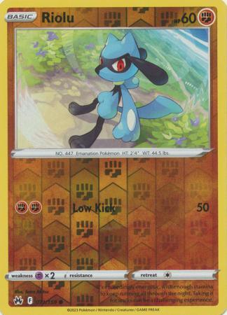 071/159 Riolu RH - Crown Zenith - Volution Cards and Collectables