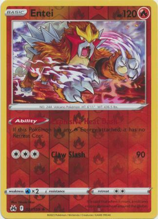 021/159 Entei RH - Crown Zenith - Volution Cards and Collectables