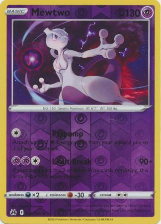 059/159 Mewtwo RH - Crown Zenith - Volution Cards and Collectables