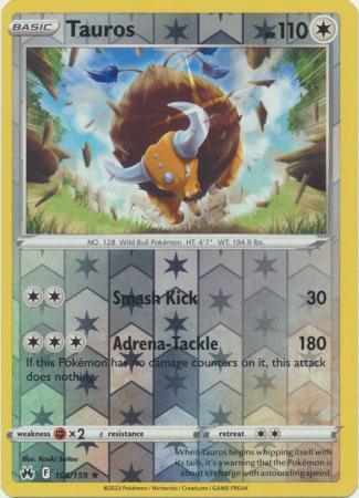 106/159 Tauros RH - Crown Zenith - Volution Cards and Collectables