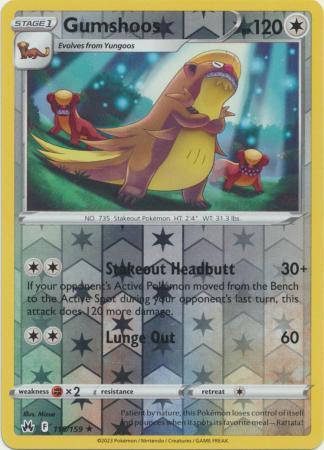 118/159 Gumshoos RH - Crown Zenith - Volution Cards and Collectables