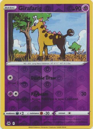 061/159 Girafarig RH - Crown Zenith - Volution Cards and Collectables