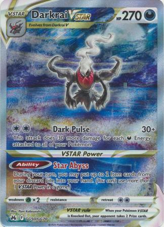 GG50/GG70 Darkrai VSTAR - Crown Zenith - Volution Cards and Collectables