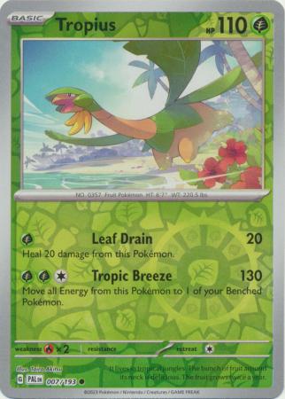 007/193 - Tropius RH - Paldea Evolved