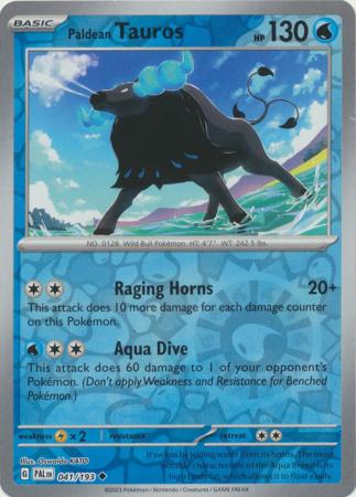 041/193 - Paldean Tauros RH - Paldea Evolved