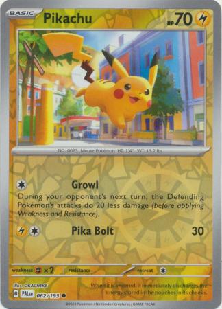 062/193 - Pikachu RH - Paldea Evolved