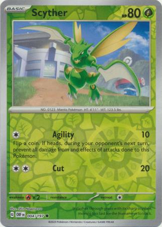 004/197 - Scyther RH - Obsidian Flames