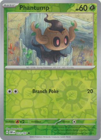 011/197 - Phantump RH - Obsidian Flames