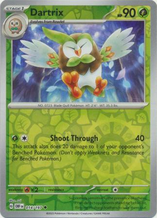 014/197 - Dartrix RH - Obsidian Flames