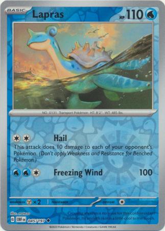 045/197 - Lapras RH - Obsidian Flames