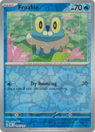 056/197 - Froakie RH - Obsidian Flames