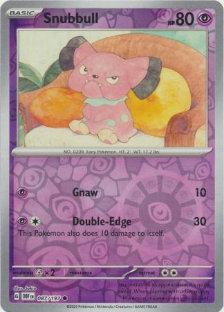 087/197 - Snubbull RH - Obsidian Flames