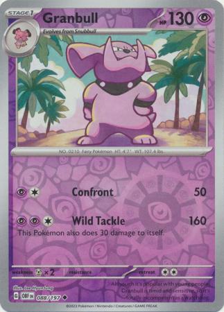 088/197 - Granbull RH - Obsidian Flames