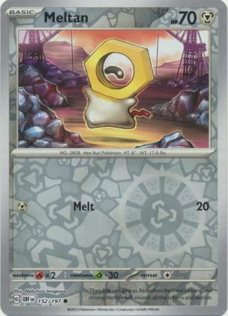 152/197 - Meltan RH - Obsidian Flames