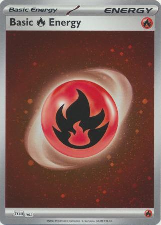 002 - Fire Galaxy Holo Energy - Pokemon 151