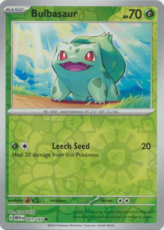 001/165 - Bulbasaur RH - Pokemon 151