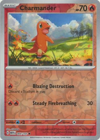 004/165 - Charmander RH - Pokemon 151