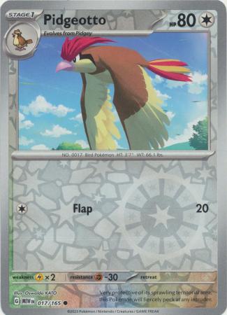 017/165 - Pidgeotto RH - Pokemon 151