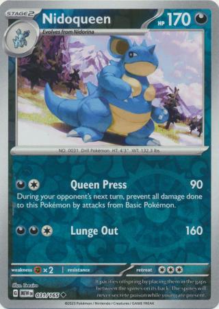 031/165 - Nidoqueen RH - Pokemon 151