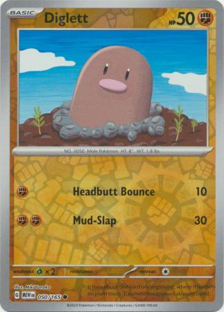 050/165 - Diglett RH - Pokemon 151