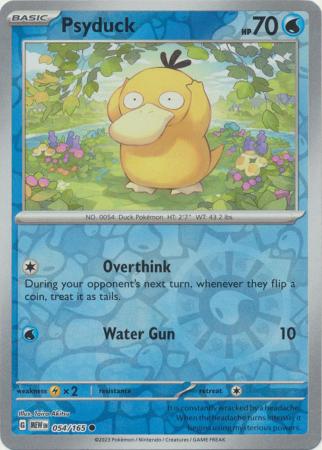 054/165 - Psyduck RH - Pokemon 151