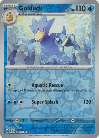 055/165 - Golduck RH - Pokemon 151