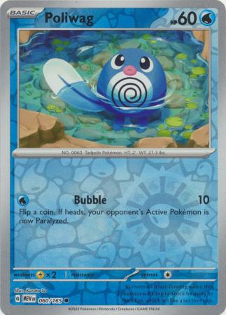 060/165 - Poliwag RH - Pokemon 151