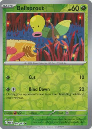 069/165 - Bellsprout RH - Pokemon 151