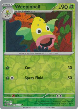 070/165 - Weepinbell RH - Pokemon 151