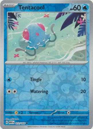 072/165 - Tentacool RH - Pokemon 151