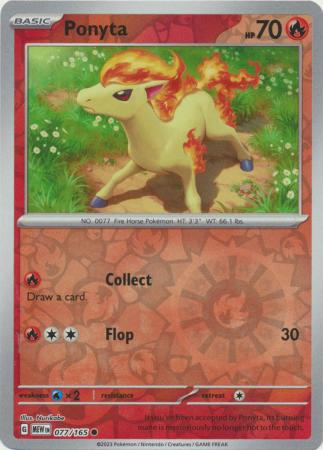 077/165 - Ponyta RH - Pokemon 151