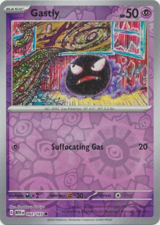 092/165 - Gastly RH - Pokemon 151